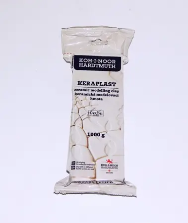 Samotvrdnoucí modelovací hmota Kera 1000g bílá
